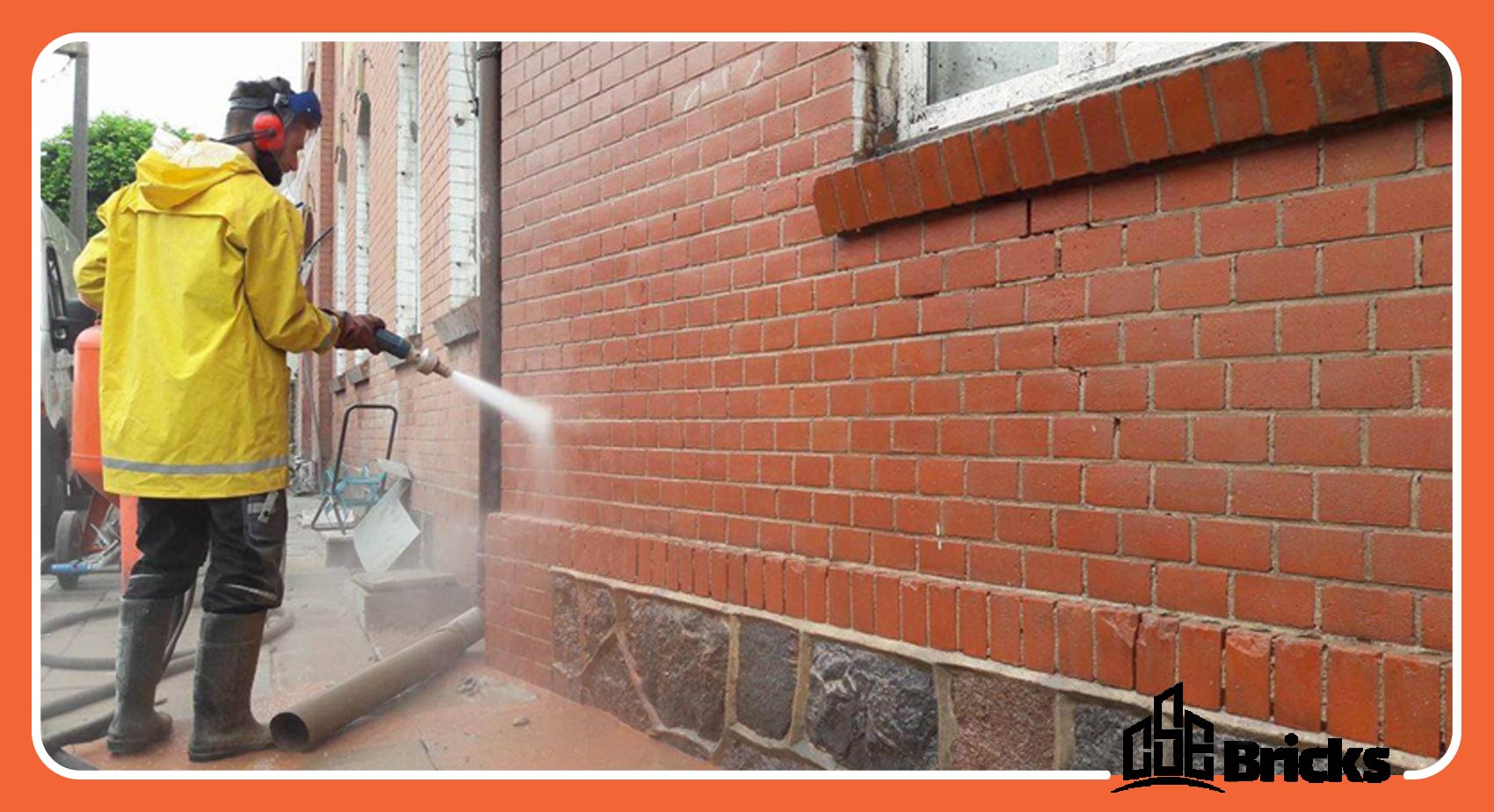 To Remove Efflorescence from Bricks, Wash with Water
